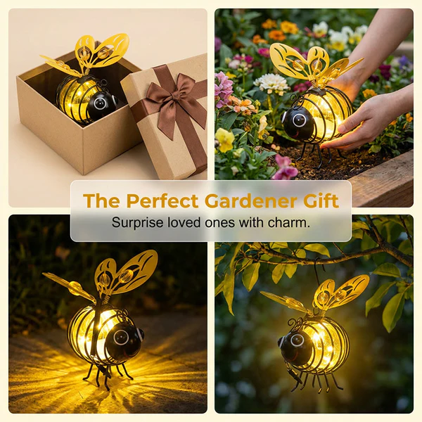 🌙🐝🪴 LIMITED-TIME 49% OFF! Hanging Solar Bee Light – Spread Joy Day and Night 🌞🌜