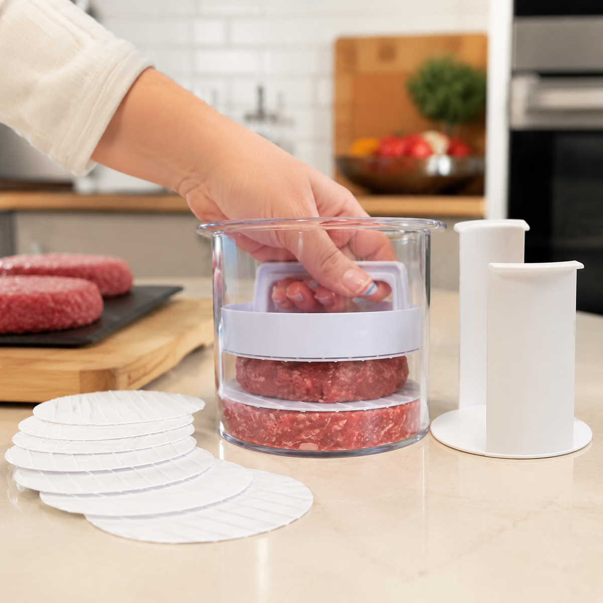 🔥Hot Sales 49% OFF-🍔 Burger Patty Maker for Easy Homemade Burgers