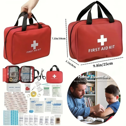 🔥 Last Day 50% OFF –🆘160Piece Waterproof First Aid Kit for Emergencies
