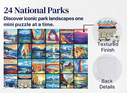 🔥Last Day 49% OFF - 🏞️🧩National Parks Advent Calendar | 🏙️🎁 A Holiday Countdown Full of Travel Dreams