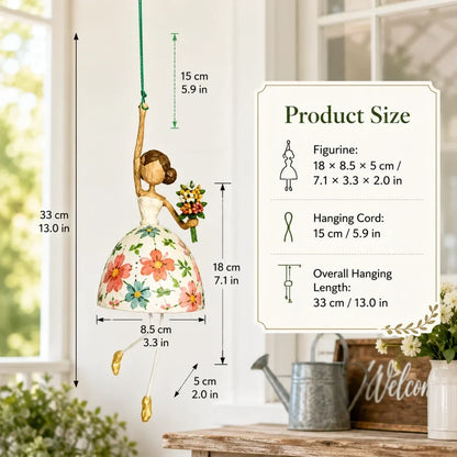🔥 Last Day 50% OFF –🌈Whimsical Dancing Lady Hanging Ornament