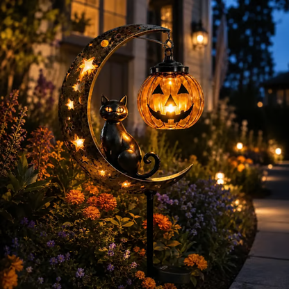 🎃Halloween Early Bird Special Sale 49% OFF-Pumpkin Moon Garden Stake Light - A - 🎃Pumpkin on Top / BUY 1