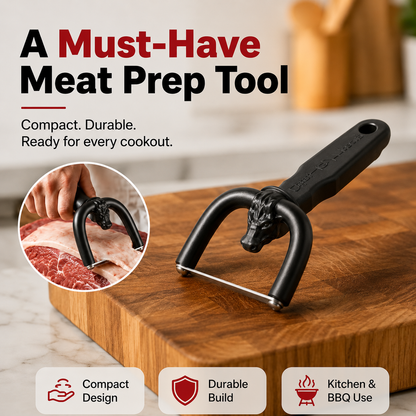 🔥 Last Day 50% OFF –🥩 Handheld Fat Trimmer for Beef & Pork BBQ Prep