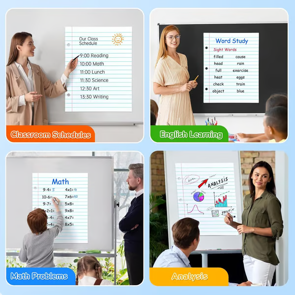 🔥 Giant Magnetic Drawing & Writing Pad | Reusable Dry Erase Board for Creative Learning 📝