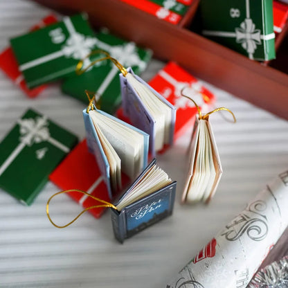 🎁Last Day 50% Off 🎁Mini Book Ornament Advent