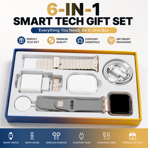 🔥Last Day 50% OFF -🎁 6-in-1 Smartwatch Set