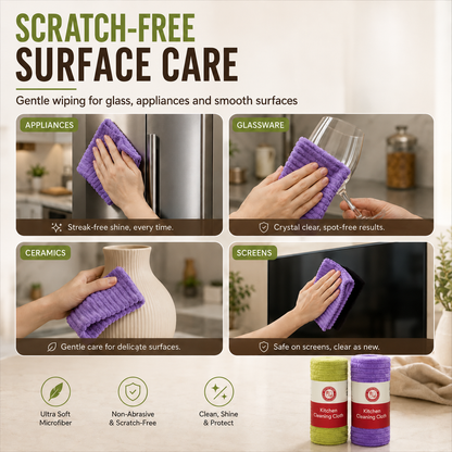 🔥 BUY 1 GET 1 FREE 🔥 – Reusable Tear-Away Cleaning Cloth Roll
