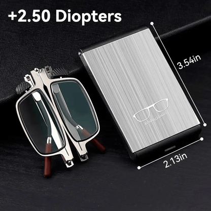 🔥 Last Day 50% OFF –✨ Weightless Folding Readers in a Sleek Metal Vault | Read Anywhere 📖