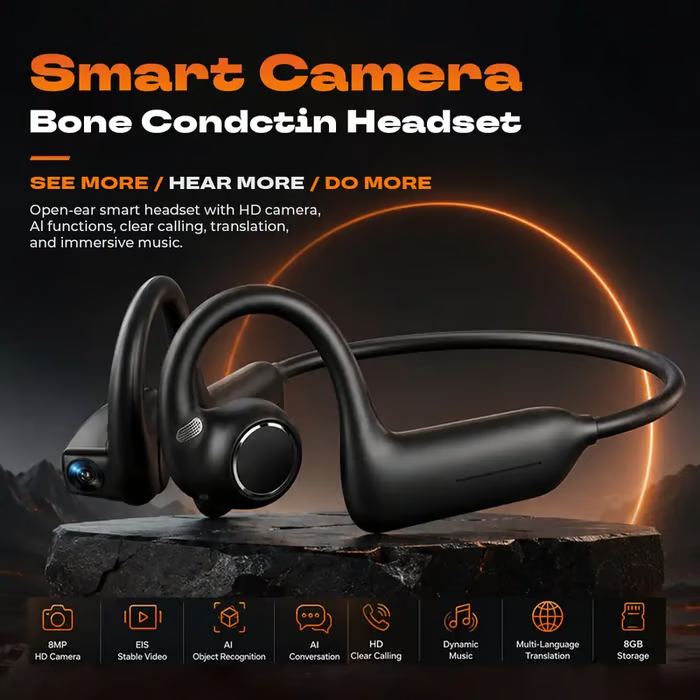 ⚡Hot Sales 49% OFF🎧 E12 Smart Bone Conduction Headphones