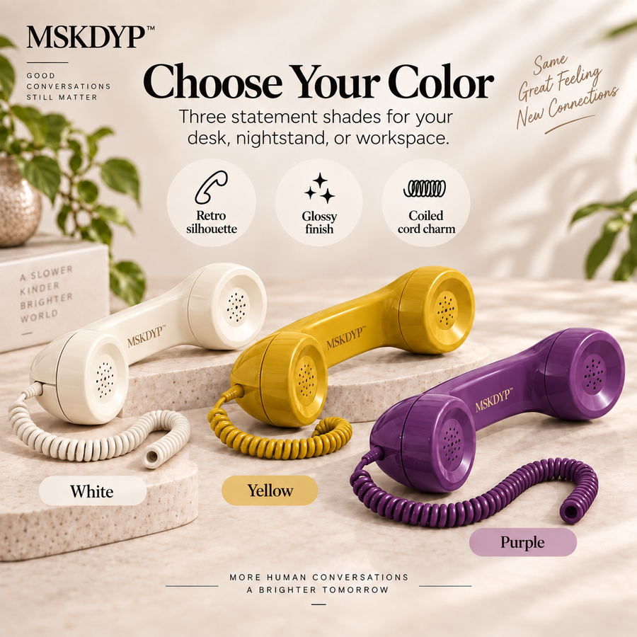 🔥 Last Day 50% OFF – MSKDYP™ Retro Corded Handset for Smartphones