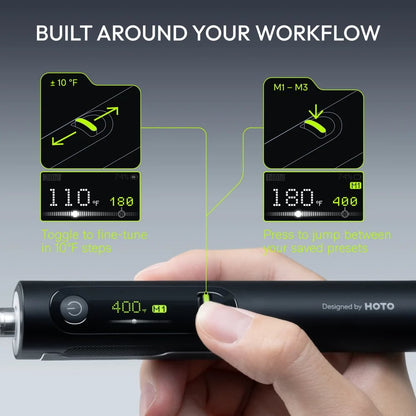 🔥 Last Day 50% OFF–3-Second Heat-Up Cordless Soldering Iron – 140W Power, Smart PID & C245 Tips
