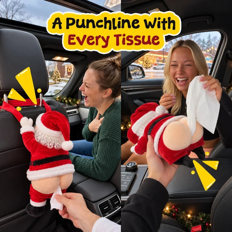 🔥 Last Day 50% OFF –Funny Santa Butt Tissue Box🎅