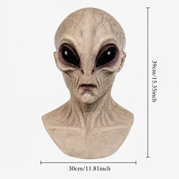 Alien silicone mask detail