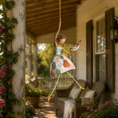 🔥 Last Day 50% OFF –🌈Whimsical Dancing Lady Hanging Ornament