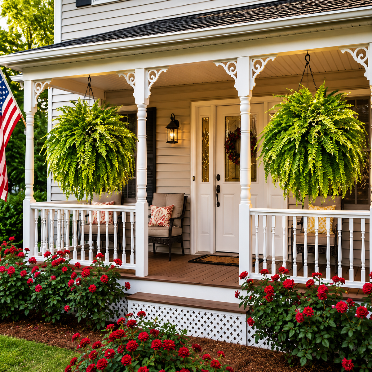 🌿 Last Day 50% OFF –Glowing Boston Ferns with lights 💛 Zero Watering, Zero Maintenance