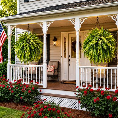 🌿 Last Day 50% OFF –Glowing Boston Ferns with lights 💛 Zero Watering, Zero Maintenance