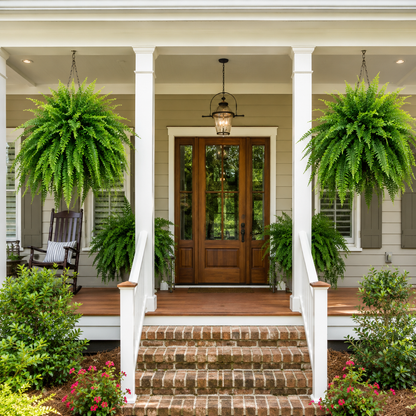 🌿 Last Day 50% OFF –Glowing Boston Ferns with lights 💛 Zero Watering, Zero Maintenance