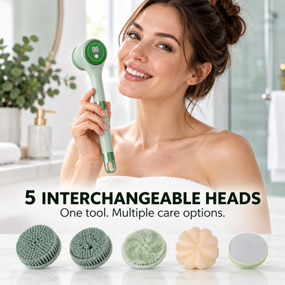 🔥 Last Day 50% OFF –Rechargeable Motorized Electric Shower Back Scrubber