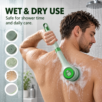 🔥 Last Day 50% OFF –Rechargeable Motorized Electric Shower Back Scrubber