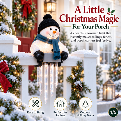 ☃️Last Day 50% OFF -WinterGlow Snowman Icicle Light Decor