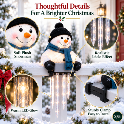 ☃️Last Day 50% OFF -WinterGlow Snowman Icicle Light Decor