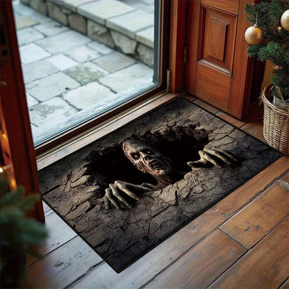 🔥 Last Day 50% OFF –❤️3D Halloween Optical Illusion Door Mat – Spooky Non-Slip Entryway Rug