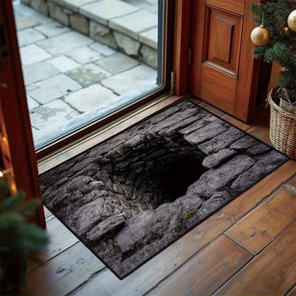 🔥 Last Day 50% OFF –❤️3D Halloween Optical Illusion Door Mat – Spooky Non-Slip Entryway Rug