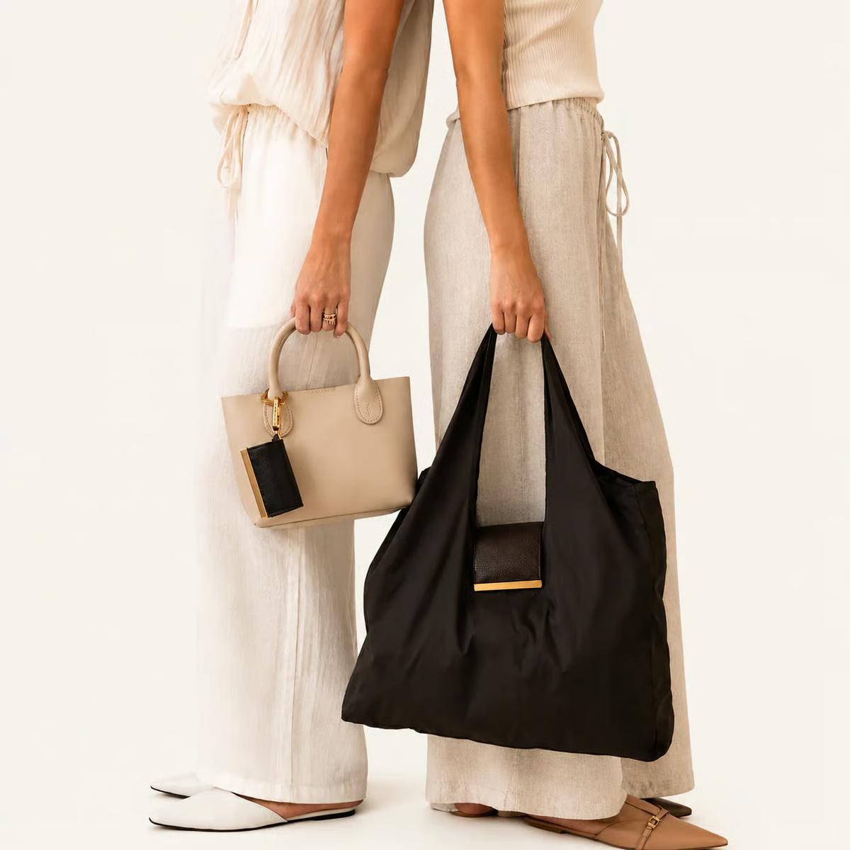 🔥 Last Day 50% OFF – 👜 2-in-1 Charm-to-Tote Transformable Bag