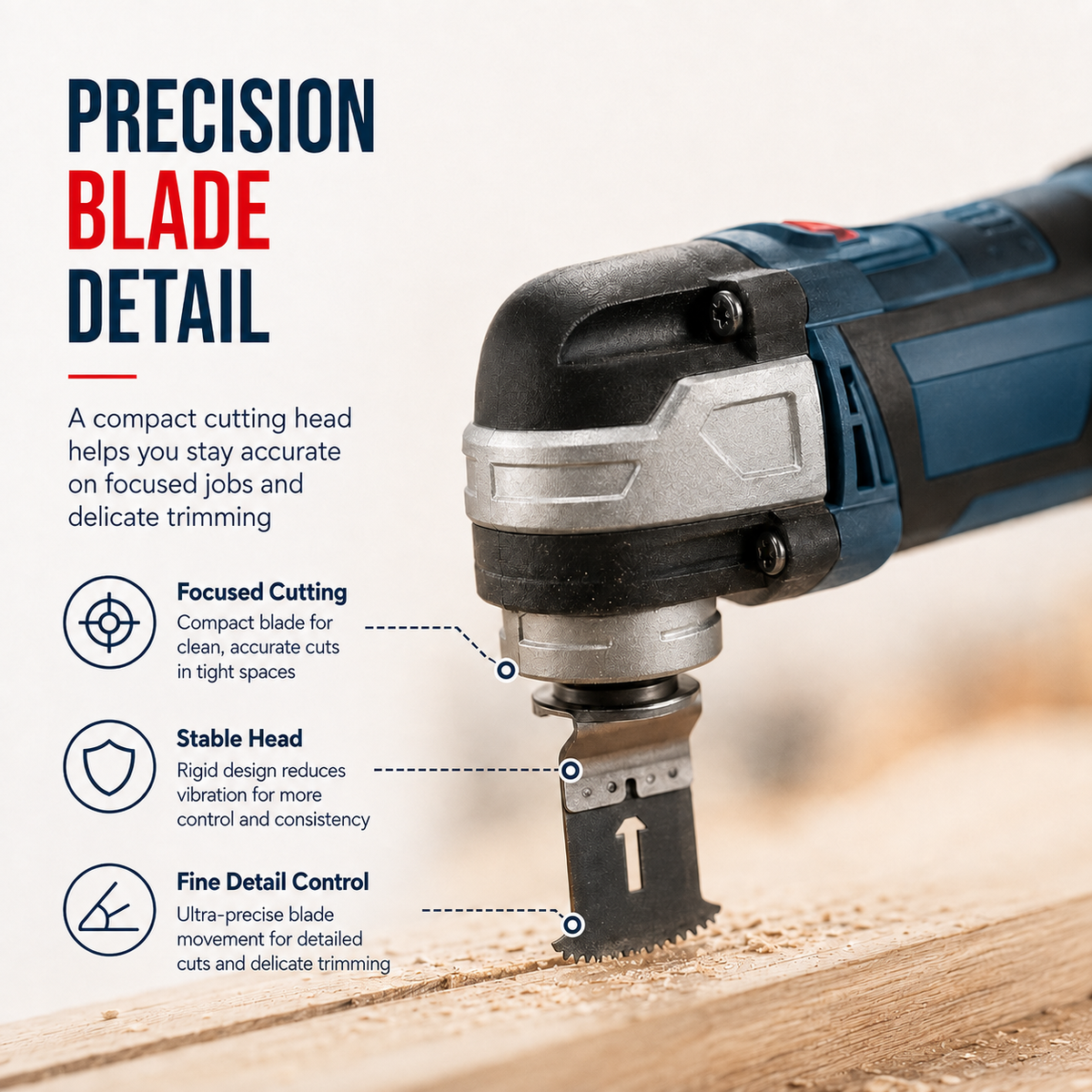 🔧12V Cordless Precision Cutter – Clean Detail, Plunge & Flush Cuts Made Easy