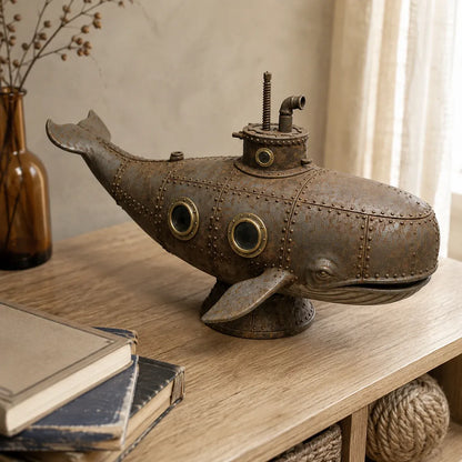 🔥 Last Day 50% OFF –🐳Vintage Mechanical Whale Sculpture