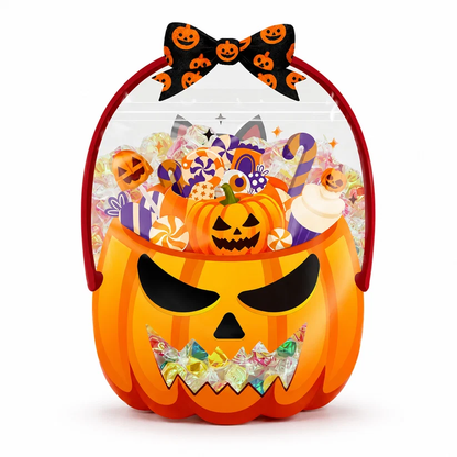 🔥 Last Day 50% OFF – 🎃Cute & Spooky Resealable Candy Treat Bags-30PCS