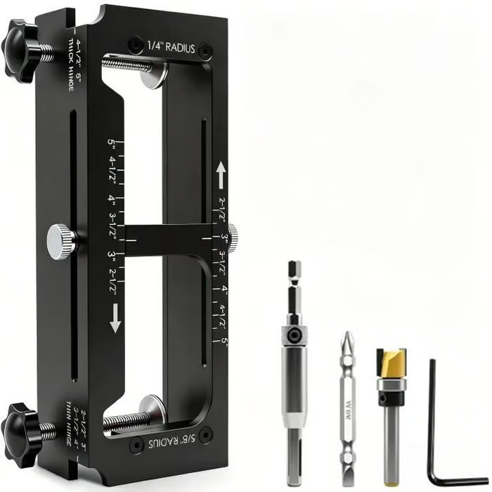 🔥Last Day 49% OFF - 🚪 Door Hinge Cut Out Tool for Door & Cabinet Hinges