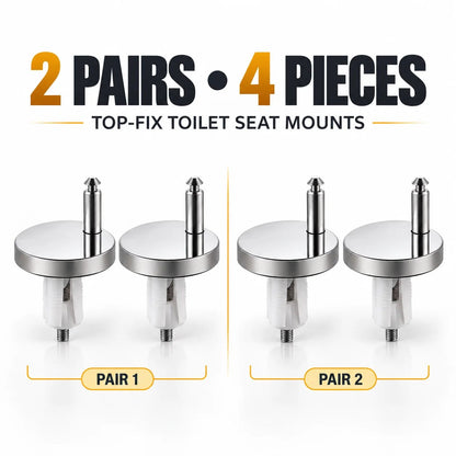 🔥 Last Day 50% OFF–🔩2-Pack Stop the Wobble–Top-Fix Toilet Seat Hinge Bolts