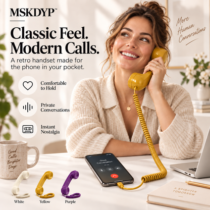 🔥 Last Day 50% OFF – MSKDYP™ Retro Corded Handset for Smartphones