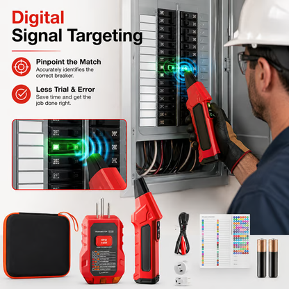 ⚡ Portable Circuit Breaker Finder &amp; GFCI Tester Kit – 4-Adapter Electrical Tracing Tool 🧰
