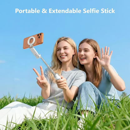 📸 WONEW Z3 Magnetic Selfie Stick Tripod — 🔍 Zoom & Focus Control · 🔄 360° Rotation ·  MagSafe Mount ·  Bluetooth Remote