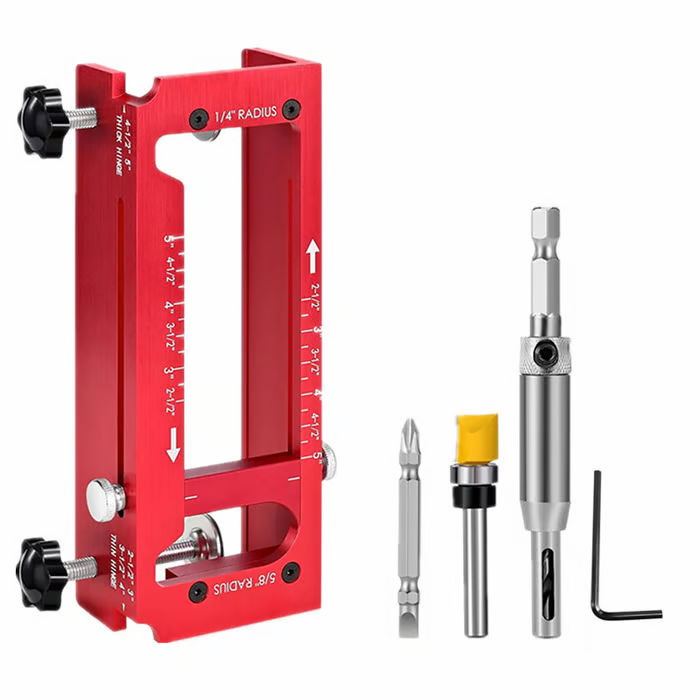 🔥Last Day 49% OFF - 🚪 Door Hinge Cut Out Tool for Door & Cabinet Hinges