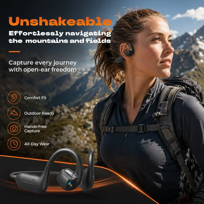 ⚡Hot Sales 49% OFF🎧 E12 Smart Bone Conduction Headphones