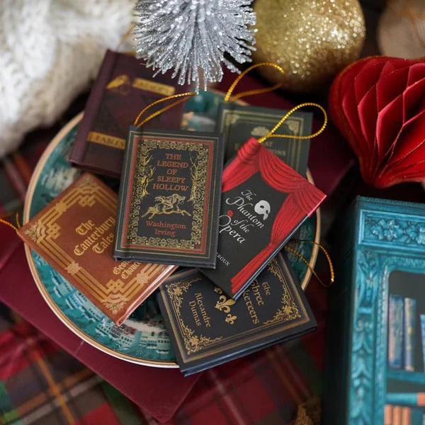 🎁Last Day 50% Off 🎁Mini Book Ornament Advent
