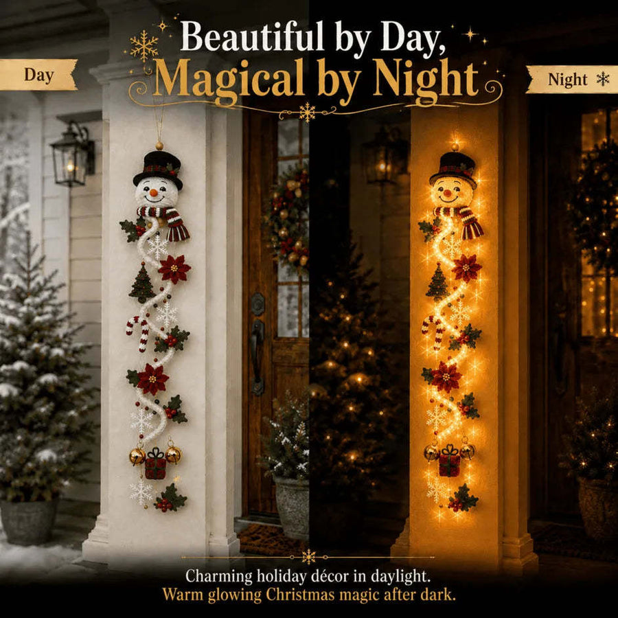 ✨🎄 Limited time 50% OFF🔥 -🎅Glowing Christmas Door Hanger