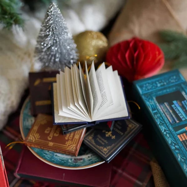 🎁Last Day 50% Off 🎁Mini Book Ornament Advent