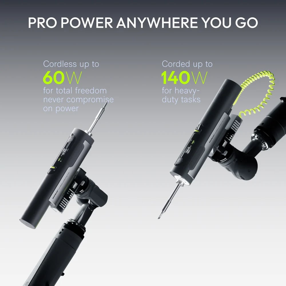 🔥 Last Day 50% OFF–3-Second Heat-Up Cordless Soldering Iron – 140W Power, Smart PID & C245 Tips