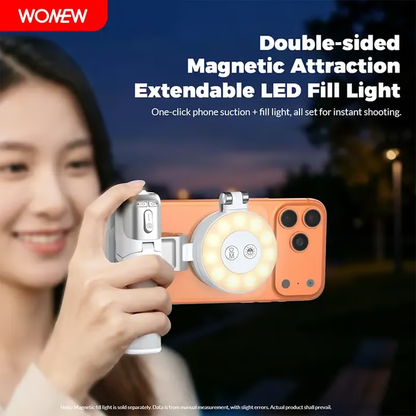 📸 WONEW Z3 Magnetic Selfie Stick Tripod — 🔍 Zoom & Focus Control · 🔄 360° Rotation ·  MagSafe Mount ·  Bluetooth Remote