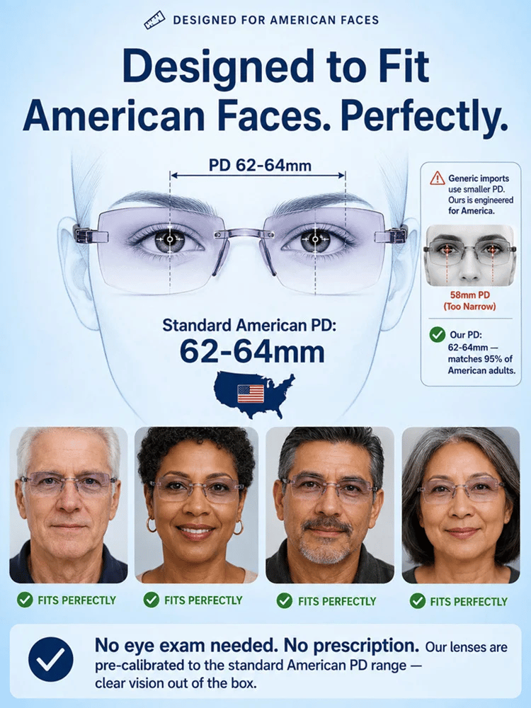 🔥Last Day 50% OFF -[Regain Your Youthful Vision] Smart Zoom Diamond-Cut Reading Glasses