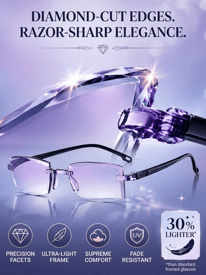🔥Last Day 50% OFF -[Regain Your Youthful Vision] Smart Zoom Diamond-Cut Reading Glasses