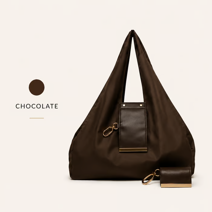 🔥 Last Day 50% OFF – 👜 2-in-1 Charm-to-Tote Transformable Bag