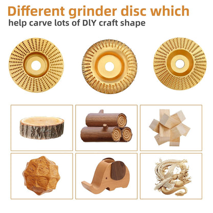 🔥 Last Day 50% OFF–3PCS Wood Carving Disc Set