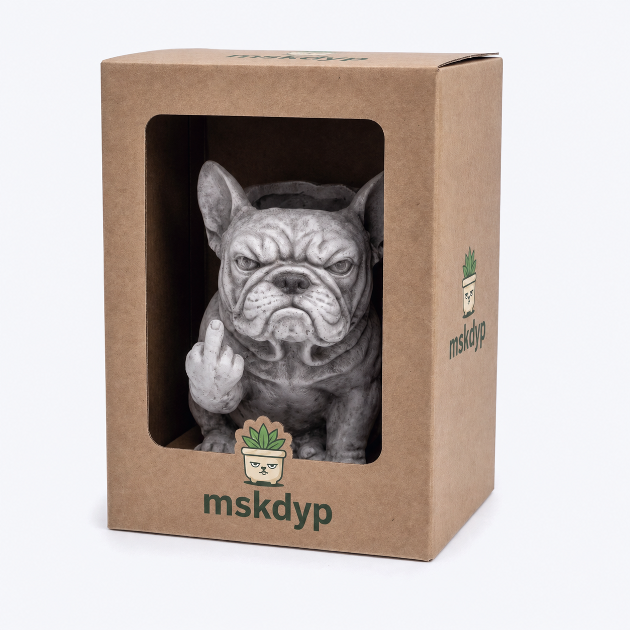 mskdyp animal planter gift packaging