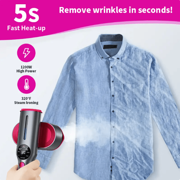 Garment Steamer for Clothes, Portable Travel Clothing Steamer Iron