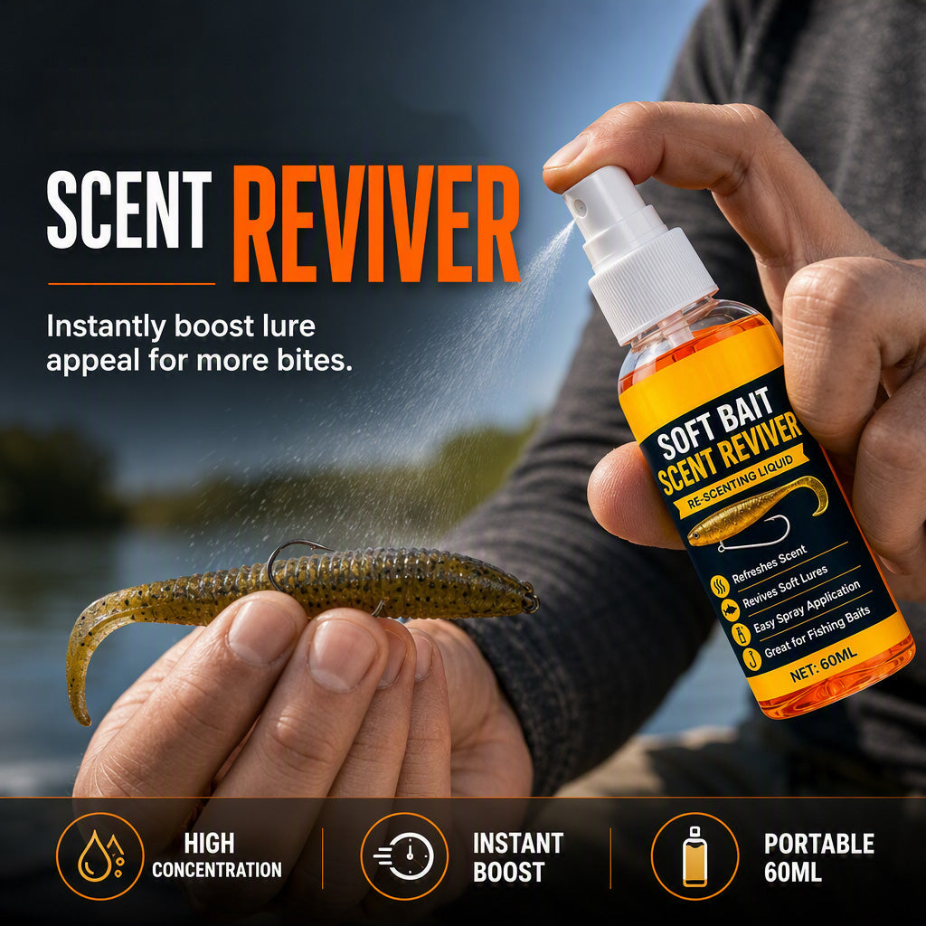 🔥Last Day 50% OFF -🎣Soft Bait Scent Booster Spray High‑Concentration Fishing Lure Scent Reviver